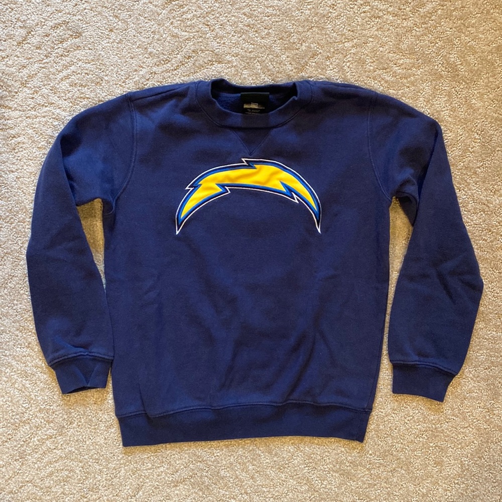 LOS ANGELES CHARGERS SWEATSHIRT YOUTH MEDIUM